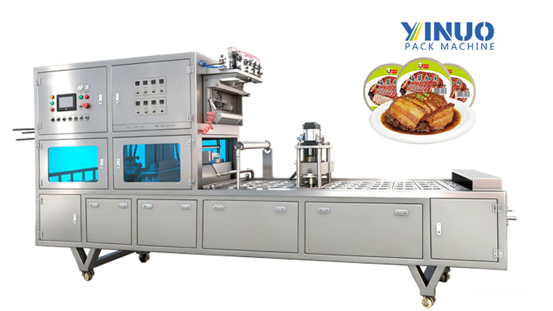 Premade Food Bowl Vacuum Sealing Packing Machine