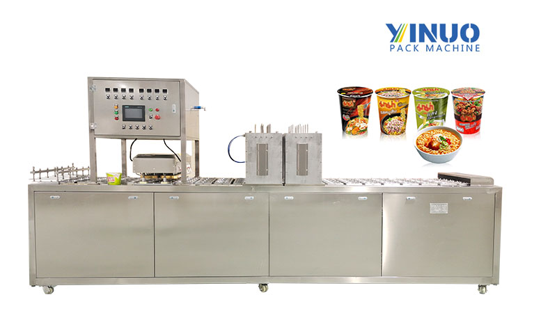 Highly Electrical Instant Noodle Box Cup Bowl Sealing Machine