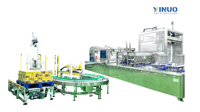 Automatic Natto Tray Packing Line