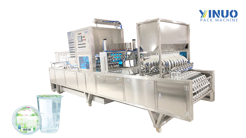 Industrial Automatic High Speed Water Cup Filling And Sealing Machine Plastic Cup Packaging Machine