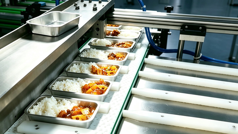 Airline Meal Packaging Machine | Ready Meal Tray Sealing
